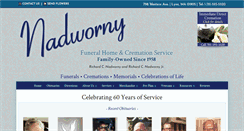 Desktop Screenshot of nadwornyfuneralhome.com